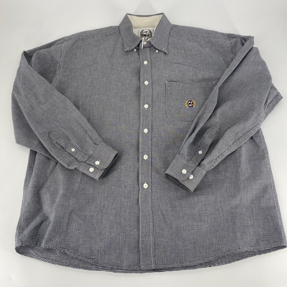 Cinch Mens Long Sleeve Gingham Check Western Button Down Shirt Size L‎